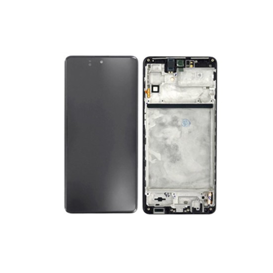 TOUCH+DISPLAY WITH FRAME SAMSUNG GALAXY M62/M625/E625/F62 2021 6.7" SERVICE PACK (GH82-25478A) BLACK